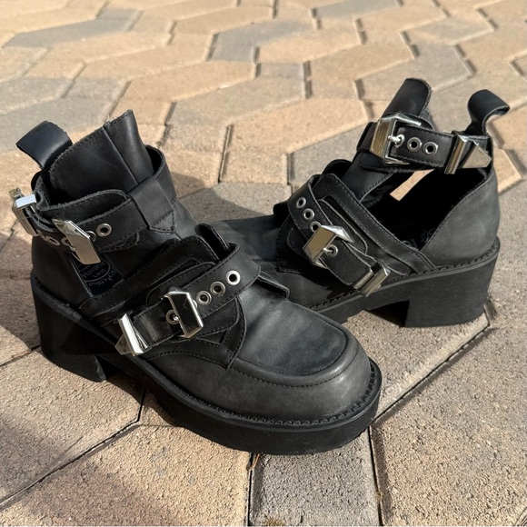 Jeffrey Campbell Shoes - Jeffrey Campbell Coltrane Buckle Ankle Boots